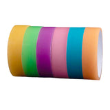 Maxbell 6Pcs Sticky Ball Tapes for Adults Glowing Tape Creative Colored Ball Tape 2.4cmx10m