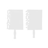 Maxbell Sublimation Blank Keychain Creative Gift Present Making Heat Transfer Blanks GRAD