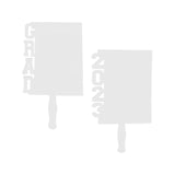 Maxbell Sublimation Blank Keychain Creative Gift Present Making Heat Transfer Blanks GRAD