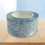 Maxbell Glitter Nano Tape Educational Sensory Toy Multifunctional for Bubble Blowing Blue Width 3cm