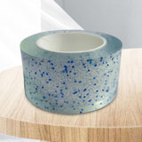 Maxbell Glitter Nano Tape Educational Sensory Toy Multifunctional for Bubble Blowing Blue Width 3cm