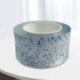 Maxbell Glitter Nano Tape Educational Sensory Toy Multifunctional for Bubble Blowing Blue Width 3cm