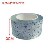 Maxbell Glitter Nano Tape Educational Sensory Toy Multifunctional for Bubble Blowing Blue Width 3cm