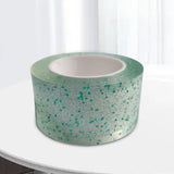 Maxbell Glitter Nano Tape Educational Sensory Toy Multifunctional for Bubble Blowing Green Width 3cm