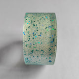 Maxbell Glitter Nano Tape Educational Sensory Toy Multifunctional for Bubble Blowing Green Width 3cm