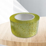 Maxbell Glitter Nano Tape Educational Sensory Toy Multifunctional for Bubble Blowing Yellow Width 3cm