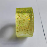 Maxbell Glitter Nano Tape Educational Sensory Toy Multifunctional for Bubble Blowing Yellow Width 3cm