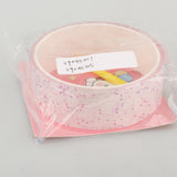 Maxbell Transparent Glitter Nano Tape Picture Mount Tape Funny Blow Bubbles Balloons 1mx3cmx1mm Pink