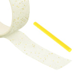 Maxbell Transparent Glitter Nano Tape Picture Mount Tape Funny Blow Bubbles Balloons 1mx5cmx1mm Yellow
