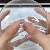 Maxbell Transparent Glitter Nano Tape Picture Mount Tape Funny Blow Bubbles Balloons 1mx5cmx1mm Pink