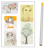 Maxbell Coloring Pencil DIY painting art Supplies Stationery for Students Artists Adult orange