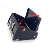 Maxbell 8inch Drywall Flat Finishing Box Compact Wall Plastering Scraper Lightweight