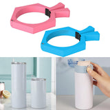 Maxbell Sublimation Cups Tumblers Pinch Tool for Water Bottle Sublimation Mugs 20 oz Pink