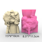 Maxbell Succulent Planter DIY Epoxy Resin Homemade Girl Flowers Pot Silicone Mould