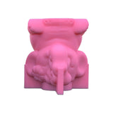Maxbell Elephant Succulent Silicone Mould Flower Pot Clay Cement Vase Mould Art