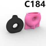 Maxbell Silicone Flower Vase Mould Resin Casting Flower Pot Clay Handmade Pen Holder