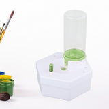 Maxbell Paint Brush Cleaner Rinse Cup Brush Rinsers for Oil Painting Artists Writing Green