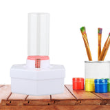 Maxbell Paint Brush Cleaner Rinse Cup Brush Rinsers for Oil Painting Artists Writing Pink