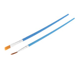 Maxbell Paint Brush Cleaner Rinse Cup Brush Rinsers for Oil Painting Artists Writing Green with 6 Brushes