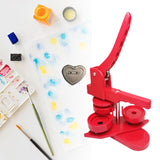 Maxbell Button Maker Machine Round Shape DIY Badge Punch Press Set Badge Press Maker