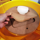 Maxbell Pottery Wheel Pads Smoothing Potter Bats System for Throwing Pottery Potters 7pcs Set