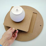 Maxbell Pottery Wheel Pads Smoothing Potter Bats System for Throwing Pottery Potters 7pcs Set