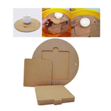 Maxbell Pottery Wheel Pads Smoothing Potter Bats System for Throwing Pottery Potters 7pcs Set