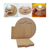 Maxbell Pottery Wheel Pads Smoothing Potter Bats System for Throwing Pottery Potters 7pcs Set
