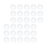 Maxbell Half Round Flatback for Jewelry Making DIY Crafts Glass Cabochons Dome Tiles 16mm 30pcs