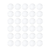 Maxbell Half Round Flatback for Jewelry Making DIY Crafts Glass Cabochons Dome Tiles 16mm 30pcs