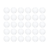 Maxbell Half Round Flatback for Jewelry Making DIY Crafts Glass Cabochons Dome Tiles 16mm 30pcs