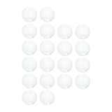 Maxbell Half Round Flatback for Jewelry Making DIY Crafts Glass Cabochons Dome Tiles 20mm 20pcs