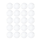 Maxbell Half Round Flatback for Jewelry Making DIY Crafts Glass Cabochons Dome Tiles 20mm 20pcs