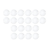 Maxbell Half Round Flatback for Jewelry Making DIY Crafts Glass Cabochons Dome Tiles 20mm 20pcs