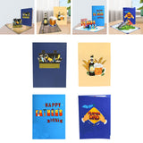 Maxbell Fathers Day Card Envelope Gift Popup Card for Husband Fathers Day Friendship toolbox