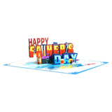 Maxbell Fathers Day Card Envelope Gift Popup Card for Husband Fathers Day Friendship happer