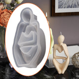 Maxbell Thinker Statue Silicone Model Handmade Portrait Plaster Aroma Candles Making Style C