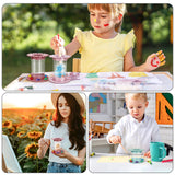 Maxbell Paint Brush Cleaner Painting Brush Washing Bucket for Drawing Indoor Outdoor Red