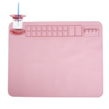 Maxbell Paint Brush Cleaner Painting Brush Washing Bucket for Drawing Indoor Outdoor Pink＋Paint Pad