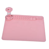Maxbell Paint Brush Cleaner Painting Brush Washing Bucket for Drawing Indoor Outdoor Pink＋Paint Pad