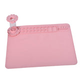 Maxbell Paint Brush Cleaner Painting Brush Washing Bucket for Drawing Indoor Outdoor Pink＋Paint Pad