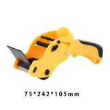 Maxbell Packing Machine Roll Tape Cutter Dispenser for Art Projects DIY Scrapbooking Yellow