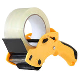 Maxbell Packing Machine Roll Tape Cutter Dispenser for Art Projects DIY Scrapbooking Yellow
