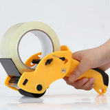 Maxbell Packing Machine Roll Tape Cutter Dispenser for Art Projects DIY Scrapbooking Yellow