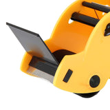 Maxbell Packing Machine Roll Tape Cutter Dispenser for Art Projects DIY Scrapbooking Yellow