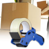 Maxbell Packing Machine Roll Tape Cutter Dispenser for Art Projects DIY Scrapbooking Blue