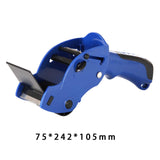 Maxbell Packing Machine Roll Tape Cutter Dispenser for Art Projects DIY Scrapbooking Blue
