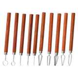 Maxbell Pottery Sculpting Tool Gift Food Garnishing for Clay Modeling Chef Household A