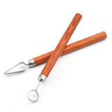 Maxbell Pottery Sculpting Tool Gift Food Garnishing for Clay Modeling Chef Household A