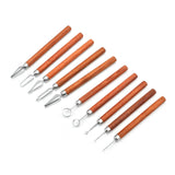 Maxbell Pottery Sculpting Tool Gift Food Garnishing for Clay Modeling Chef Household A